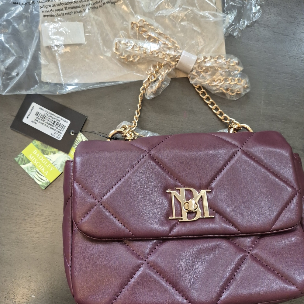 Badgley Mischka Quilted Shoulder Bag